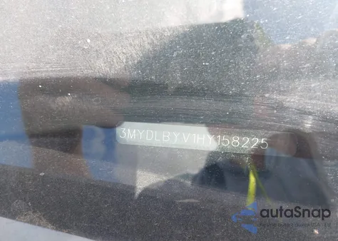 2017 Toyota Yaris Ia z USA, uszkodzony, nr VIN 3MYDLBYV1HY158225